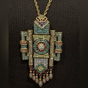 LA Vintage Art Deco Limited Edition 282/400 Signed Necklace